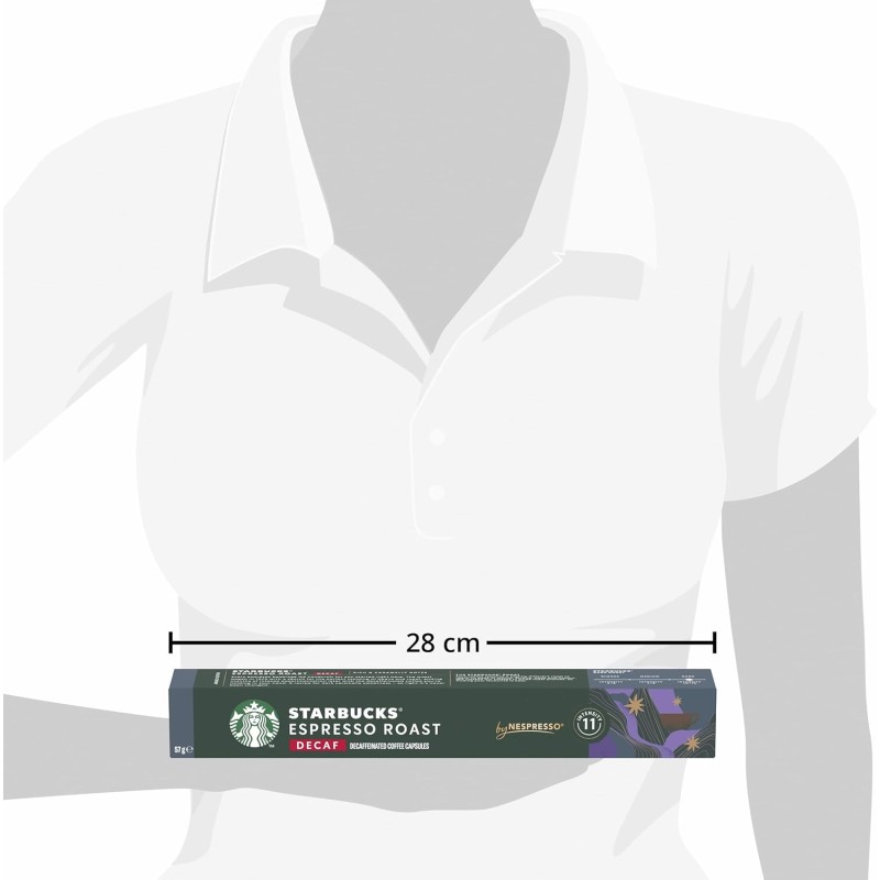 STARBUCKS Kit Degustazione Caffè Decaffeinati by Nespresso, 6 confezioni da 10 capsule (60 capsule compatibili Nespresso) - Esclusiva Amazon