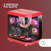 Mars Gaming MC-3T, Case Gaming Custom ATX, Vetro Temperato Continuo Tripla Finestra, Supporto Raffreddamento Liquido Completo, Doppia Camera Laterale, 3x Slot PCI Verticali, USB-C e USB 3.0, Rosso Mars Gaming MC-3T, Case Gaming Custom ATX, Vetro Temperato Continuo Tripla Finestra, Supporto Raffreddamento Liquido Completo, Doppia Camera Laterale, 3x Slot PCI Verticali, USB-C e USB 3.0, Rosso