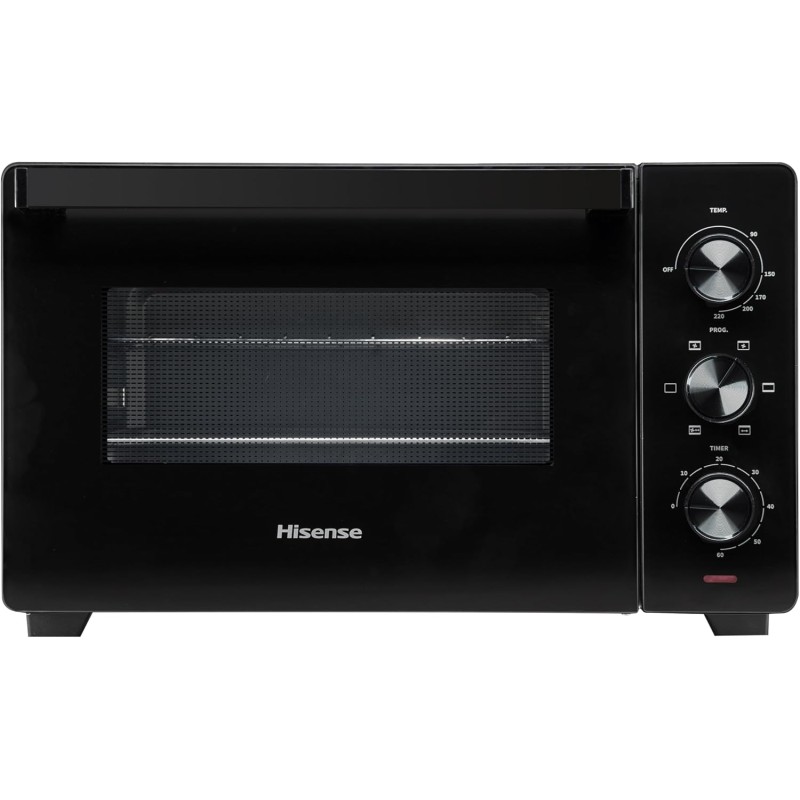 Hisense, HOM30M - Fornetto elettrico 30L, tre livelli di cottura, ventilato, girarrosto, comandi 3 manopole - 30 L Hisense, HOM30M - Fornetto elettrico 30L, tre livelli di cottura, ventilato, girarrosto, comandi 3 manopole - 30 L