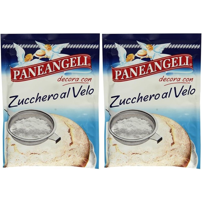 Paneangeli Zucchero a Velo, 125g (Confezione da 2) - 125 g (Confezione da 2)