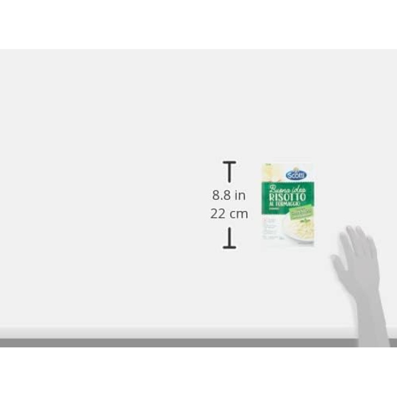 Riso Scotti, Risotto al Formaggio Cremoso, Riso Carnaroli con Formaggio, Senza Glutine, Pronto in 12 Minuti, 210 g (Confezione da 2) - 210 g (Confezione da 2)