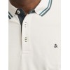 JACK & JONES Polo Plain Shirt Collar Polo - XL Beige - Blu JACK & JONES Polo Plain Shirt Collar Polo - XL Beige - Blu