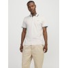 JACK & JONES Polo Plain Shirt Collar Polo - M Beige - Blu JACK & JONES Polo Plain Shirt Collar Polo - M Beige - Blu