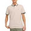 JACK & JONES Polo Plain Shirt Collar Polo - M Beige - Blu JACK & JONES Polo Plain Shirt Collar Polo - M Beige - Blu