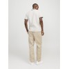JACK & JONES Polo Plain Shirt Collar Polo - XS Beige - Blu JACK & JONES Polo Plain Shirt Collar Polo - XS Beige - Blu