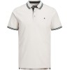 JACK & JONES Polo Plain Shirt Collar Polo - XS Beige - Blu JACK & JONES Polo Plain Shirt Collar Polo - XS Beige - Blu