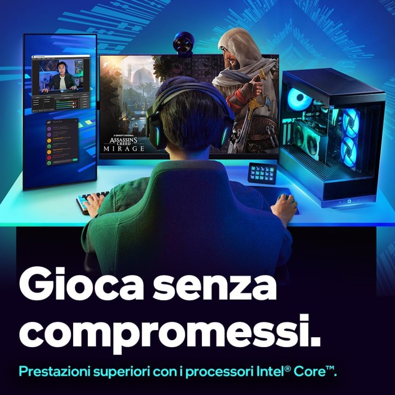 Intel® Core™ i7-14700 Processore per sistemi desktop 14700 20 core 8 P-core + 12 E-core fino a 5,4 GHz Intel® Core™ i7-14700 Processore per sistemi desktop 14700 20 core 8 P-core + 12 E-core fino a 5,4 GHz