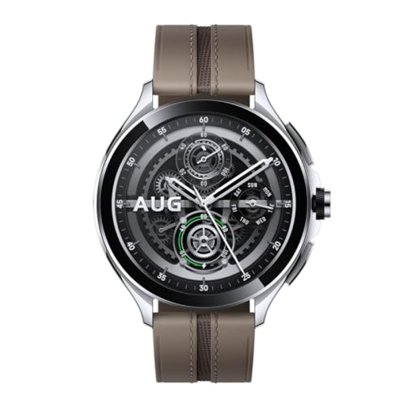 Xiaomi Watch 2 Pro 4G (LTE) Smartwatch (135-205 mm, Leder, Silber/Braun), Braun, Unico, Klassisch Xiaomi Watch 2 Pro 4G (LTE) Smartwatch (135-205 mm, Leder, Silber/Braun), Braun, Unico, Klassisch