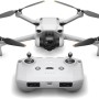 DJI Mini 3 – Mini drone con fotocamera leggero e pieghevole con video in 4K HDR, autonomia di 38 minuti, Riprese verticali native e funzioni intelligenti, C0
