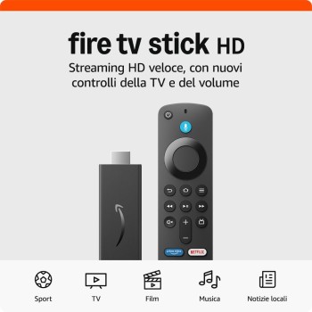 Amazon Fire TV Stick HD, free and live TV, Alexa Voice Remote, smart home controls, HD streaming Amazon Fire TV Stick HD, free and live TV, Alexa Voice Remote, smart home controls, HD streaming