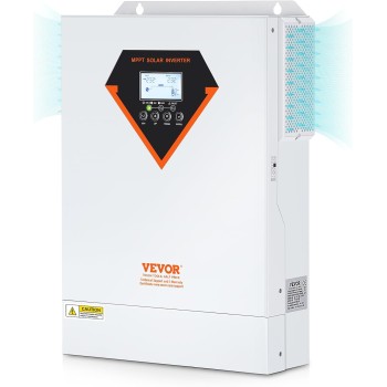 VEVOR Inverter Ibrido da 5500W Convertitore Solare Ibrido 230V CA Onda Sinusoidale Pura Off-Grid con Regolatore di Carica Solare MPPT 100A Integrato, Inverter Solare Ibrido Regolatore MPPT Integrato
