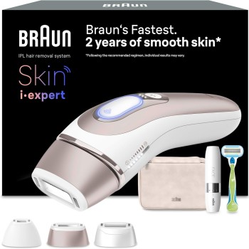 Braun Skin I·Expert Epilatore Luce Pulsata Smart, Depilatore Corpo Donna, Alternativa Laser Peli Donna, App Gratuita, Include Custodia e Rasoio Venus, Luce Pulsata Braun, Mini Depilatore Viso, PL7249 | Depilazione laser alternativa, depilazione permanente
