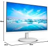 PHILIPS Monitor, HDMI - VGA, Altoparlante V8, 27 Pollici FHD, 2022, White, altoparlante integrato - 27" PHILIPS Monitor, HDMI - VGA, Altoparlante V8, 27 Pollici FHD, 2022, White, altoparlante integrato - 27"