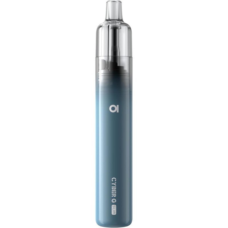 Aspire Cyber G Slim Sigaretta Elettronica per Svapo di Guancia - Pod Mod Kit Tiro Automatico, Batteria 1200 mAh, Voltaggio 3,4V, Cartuccia TG Pod 3ml Senza Liquido Senza Nicotina (Graphite Blue) - Graphite Blue Aspire Cyber G Slim Sigaretta Elettronica per Svapo di Guancia - Pod Mod Kit Tiro Automatico, Batteria 1200 mAh, Voltaggio 3,4V, Cartuccia TG Pod 3ml Senza Liquido Senza Nicotina (Graphite Blue) - Graphite Blue