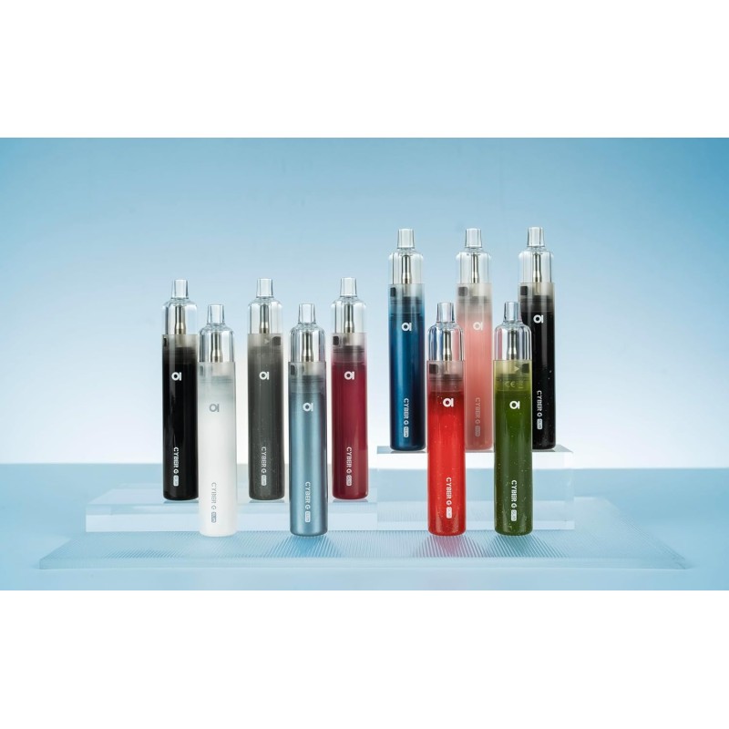 Aspire Cyber G Slim Sigaretta Elettronica per Svapo di Guancia - Pod Mod Kit Tiro Automatico, Batteria 1200 mAh, Voltaggio 3,4V, Cartuccia TG Pod 3ml Senza Liquido Senza Nicotina (Graphite Blue) - Graphite Blue Aspire Cyber G Slim Sigaretta Elettronica per Svapo di Guancia - Pod Mod Kit Tiro Automatico, Batteria 1200 mAh, Voltaggio 3,4V, Cartuccia TG Pod 3ml Senza Liquido Senza Nicotina (Graphite Blue) - Graphite Blue