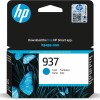 HP 937 4S6W2NE, Cartuccia Originale HP da 800 Pagine, Compatibile con le Stampanti HP OfficeJet Pro 9110, 9120, 9130, 9720 e 9730, Ciano - Ciano