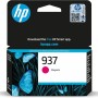 HP 937 4S6W3NE, Cartuccia Originale HP da 800 Pagine, Compatibile con le Stampanti HP OfficeJet Pro 9110, 9120, 9130, 9720 e 9730, Magenta - Magenta