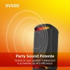 Sony SRS-XV500 Altoparlante Wireless Bluetooth per feste con suono potente e MEGA BASS - Durata batteria 25 ore, portatile, per interni ed esterni, classificazione IPX4, illuminazione, karaoke - Nero