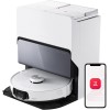roborock S8 MaxV Ultra Robot Aspirapolvere e Lavapavimenti, RockDock Ultra 8-in-1 Stazione Autopulente, Distributore Auto di Detersivo, 10000Pa, Reactive AI 2.0, Lavaggio Mocio ad Acqua Calda - S8 Maxv Ultra Bianco