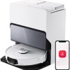roborock S8 MaxV Ultra Robot Aspirapolvere e Lavapavimenti, RockDock Ultra 8-in-1 Stazione Autopulente, Distributore Auto di Detersivo, 10000Pa, Reactive AI 2.0, Lavaggio Mocio ad Acqua Calda - S8 Maxv Ultra Bianco