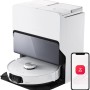 roborock S8 MaxV Ultra Robot Aspirapolvere e Lavapavimenti, RockDock Ultra 8-in-1 Stazione Autopulente, Distributore Auto di Detersivo, 10000Pa, Reactive AI 2.0, Lavaggio Mocio ad Acqua Calda - S8 Maxv Ultra Bianco