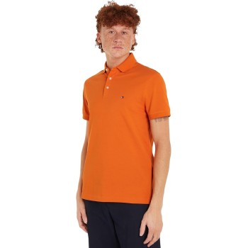 Tommy Hilfiger Uomo Maglietta Polo Maniche Corte 1985 Slim Fit - 3XL Arancione (Bonfire Orange) Tommy Hilfiger Uomo Maglietta Polo Maniche Corte 1985 Slim Fit - 3XL Arancione (Bonfire Orange)