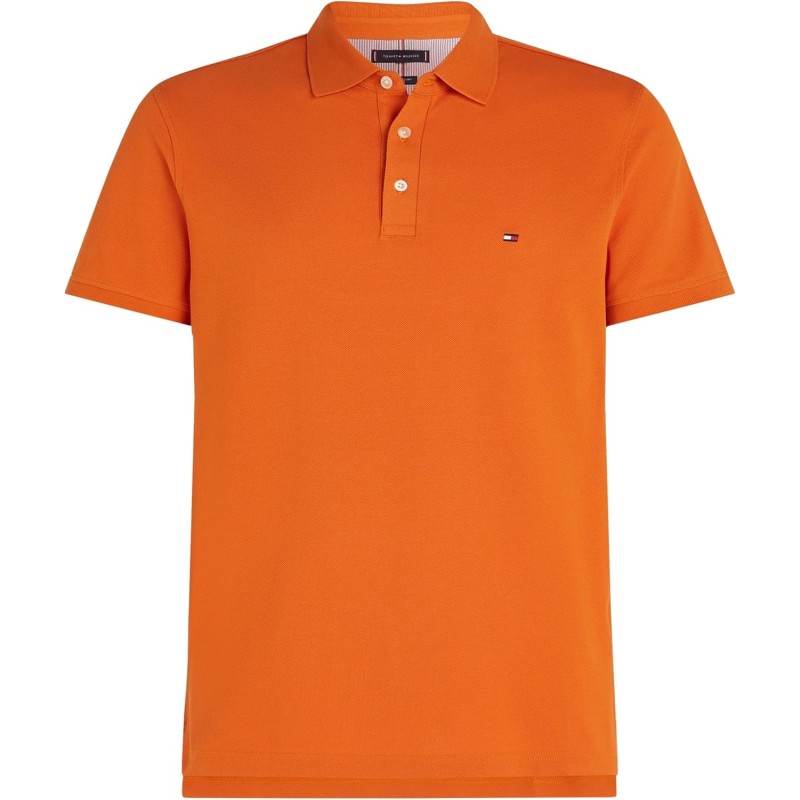Tommy Hilfiger Uomo Maglietta Polo Maniche Corte 1985 Slim Fit - 3XL Arancione (Bonfire Orange) Tommy Hilfiger Uomo Maglietta Polo Maniche Corte 1985 Slim Fit - 3XL Arancione (Bonfire Orange)