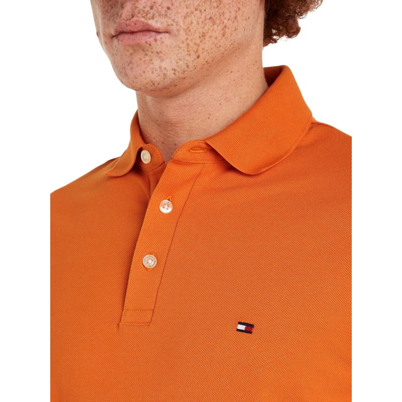 Tommy Hilfiger Uomo Maglietta Polo Maniche Corte 1985 Slim Fit - 3XL Arancione (Bonfire Orange) Tommy Hilfiger Uomo Maglietta Polo Maniche Corte 1985 Slim Fit - 3XL Arancione (Bonfire Orange)