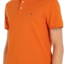 Tommy Hilfiger Uomo Maglietta Polo Maniche Corte 1985 Slim Fit - 3XL Arancione (Bonfire Orange)