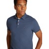 Tommy Hilfiger Uomo Maglietta Polo Maniche Corte 1985 Slim Fit - S Blu (Aegean Sea) Tommy Hilfiger Uomo Maglietta Polo Maniche Corte 1985 Slim Fit - S Blu (Aegean Sea)