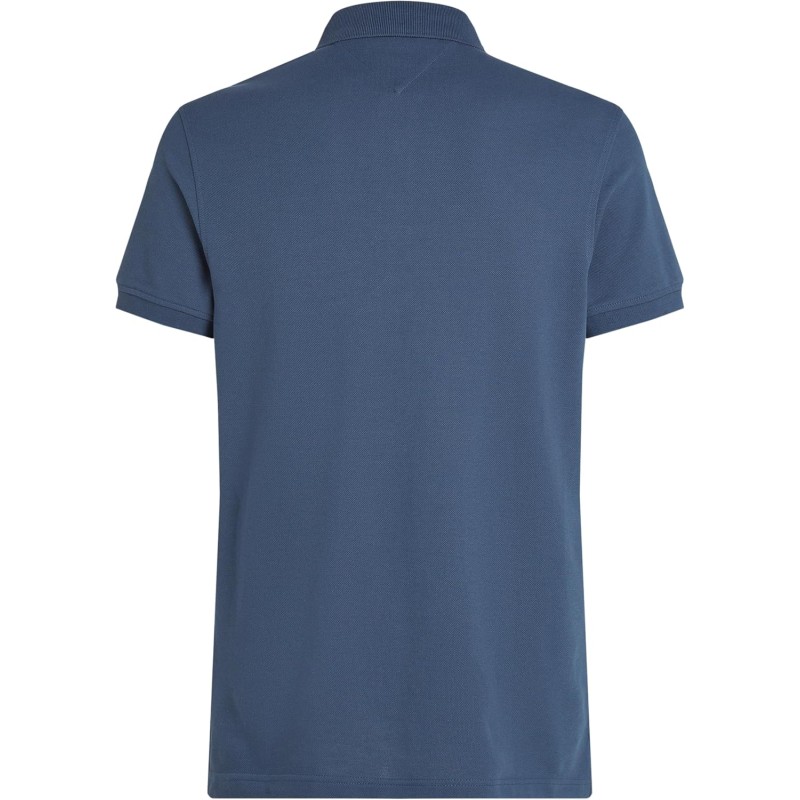Tommy Hilfiger Uomo Maglietta Polo Maniche Corte 1985 Slim Fit - S Blu (Aegean Sea) Tommy Hilfiger Uomo Maglietta Polo Maniche Corte 1985 Slim Fit - S Blu (Aegean Sea)