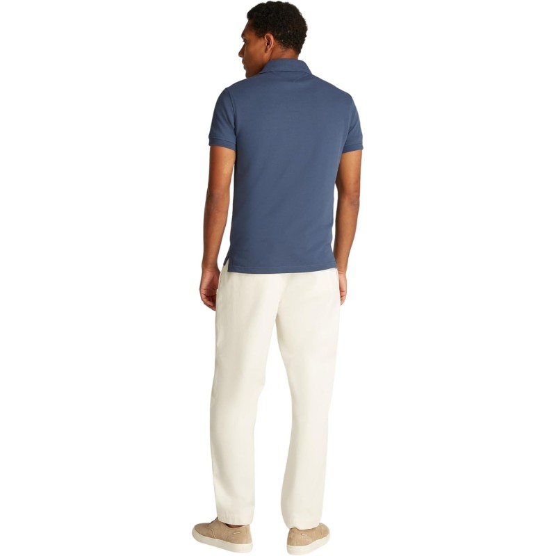 Tommy Hilfiger Uomo Maglietta Polo Maniche Corte 1985 Slim Fit - XXL Blu (Aegean Sea) Tommy Hilfiger Uomo Maglietta Polo Maniche Corte 1985 Slim Fit - XXL Blu (Aegean Sea)