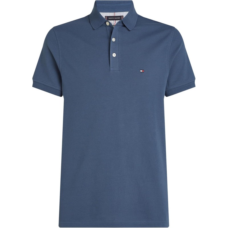 Tommy Hilfiger Uomo Maglietta Polo Maniche Corte 1985 Slim Fit - XXL Blu (Aegean Sea) Tommy Hilfiger Uomo Maglietta Polo Maniche Corte 1985 Slim Fit - XXL Blu (Aegean Sea)