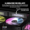 CORSAIR iCUE LINK RX120 RGB 120 mm Ventole PWM con Hub di Sistema iCUE LINK - Cuscinetto a Cupola Magnetica - Confezione Tripla - Nero - 3 x 120mm Nero CORSAIR iCUE LINK RX120 RGB 120 mm Ventole PWM con Hub di Sistema iCUE LINK - Cuscinetto a Cupola Magnetica - Confezione Tripla - Nero - 3 x 120mm Nero