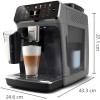 Philips Serie 5500 Macchina per Espresso Completamente Automatica - 20 Caffè Caldi e Con Ghiaccio, Sistema LatteGo Veloced da Pulire, 40% Più Silenziosa con SilentBrew, QuickStart, Grigio (EP5544/50) - 20 bevande Grigio