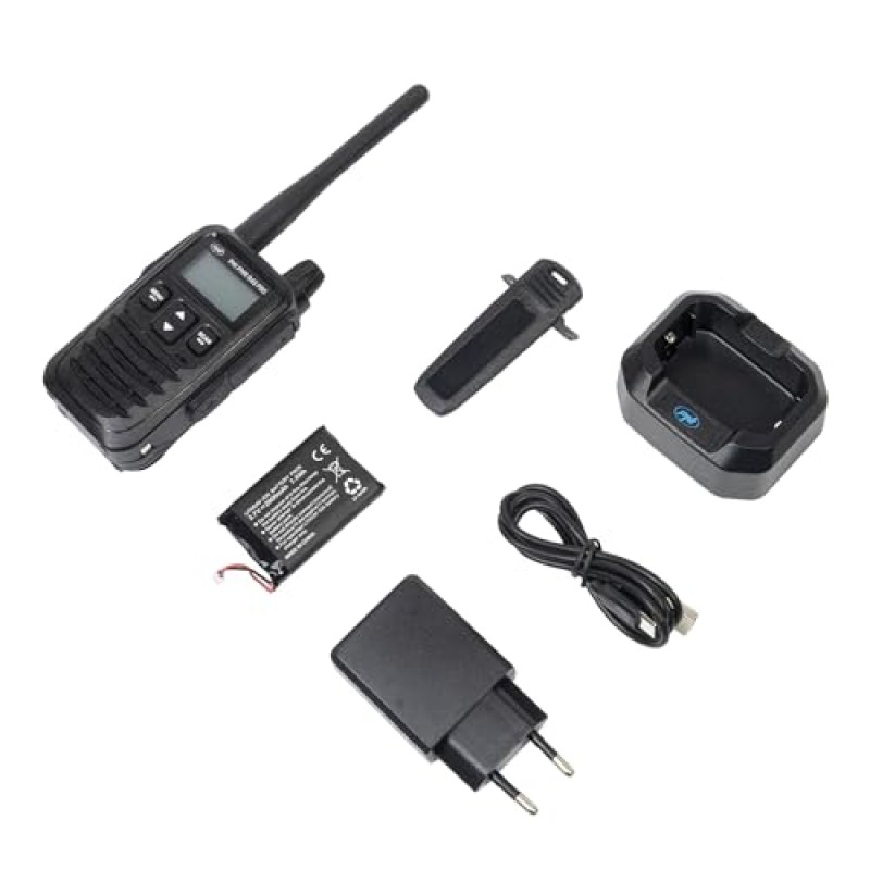 PMR R45 PRO 446 MHz, 0,5 W, 99 canali programmabili, 16 PMR e 38 CTCSS e 104 toni DCS, silenzioso a 5 livelli, VOX, TOT, BCL, Scan, Roger Beep - Distance from 8 km PMR R45 PRO 446 MHz, 0,5 W, 99 canali programmabili, 16 PMR e 38 CTCSS e 104 toni DCS, silenzioso a 5 livelli, VOX, TOT, BCL, Scan, Roger Beep - Distance from 8 km