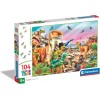 Clementoni - 25768 - Supercolor Puzzle - Land of Dinosaurs - 104 Pezzi - Puzzle Bambini 6 Anni, Puzzle Animali, Dinosauri, Illustrazione, Made In Italy