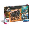 Clementoni - 25314 - Supercolor Puzzle - Jurassic World - 3x48 Pezzi (Include 3 Puzzle Da 48 Pezzi) - Puzzle Bambini 5 Anni, Puzzle Cartoni Animati, Made In Italy