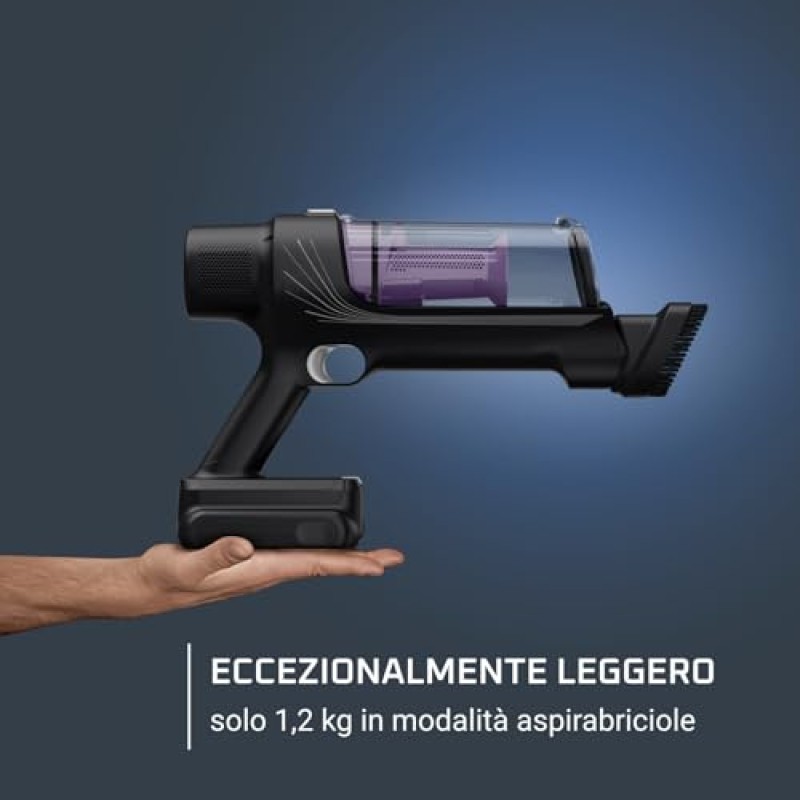 Rowenta X-PERT 7.60 Modello Essential, Aspirapolvere Senza Fili da 140 W, Luci a LED, Pulizia su Tutte le Superfici, Spazzola per Tessuti, Ultraleggero, Batteria a Lunga Durata, Colore Nero, RH6A33 - Nero Rowenta X-PERT 7.60 Modello Essential, Aspirapolvere Senza Fili da 140 W, Luci a LED, Pulizia su Tutte le Superfici, Spazzola per Tessuti, Ultraleggero, Batteria a Lunga Durata, Colore Nero, RH6A33 - Nero
