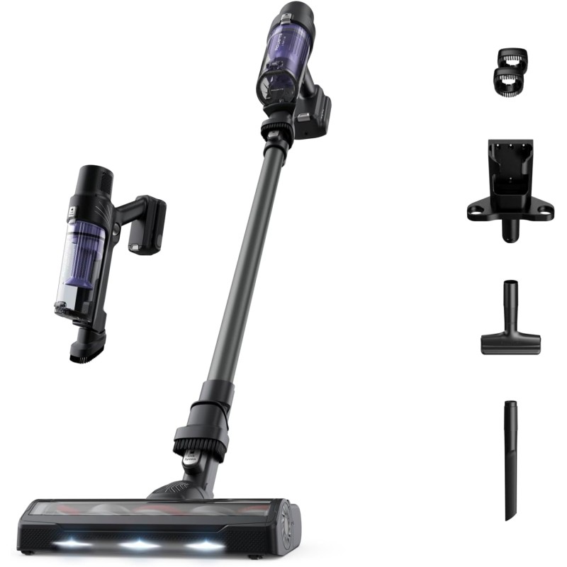 Rowenta X-PERT 7.60 Modello Essential, Aspirapolvere Senza Fili da 140 W, Luci a LED, Pulizia su Tutte le Superfici, Spazzola per Tessuti, Ultraleggero, Batteria a Lunga Durata, Colore Nero, RH6A33 - Nero Rowenta X-PERT 7.60 Modello Essential, Aspirapolvere Senza Fili da 140 W, Luci a LED, Pulizia su Tutte le Superfici, Spazzola per Tessuti, Ultraleggero, Batteria a Lunga Durata, Colore Nero, RH6A33 - Nero