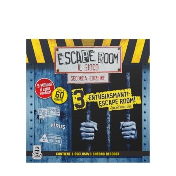 Cranio Creations - Escape Room Il Gioco Nuova Edizione, 3 Appassionanti Nuove Avventure Per L'Escape Room Da Tavolo Più Famosa, Edizione in Lingua Italiana Cranio Creations - Escape Room Il Gioco Nuova Edizione, 3 Appassionanti Nuove Avventure Per L'Escape Room Da Tavolo Più Famosa, Edizione in Lingua Italiana