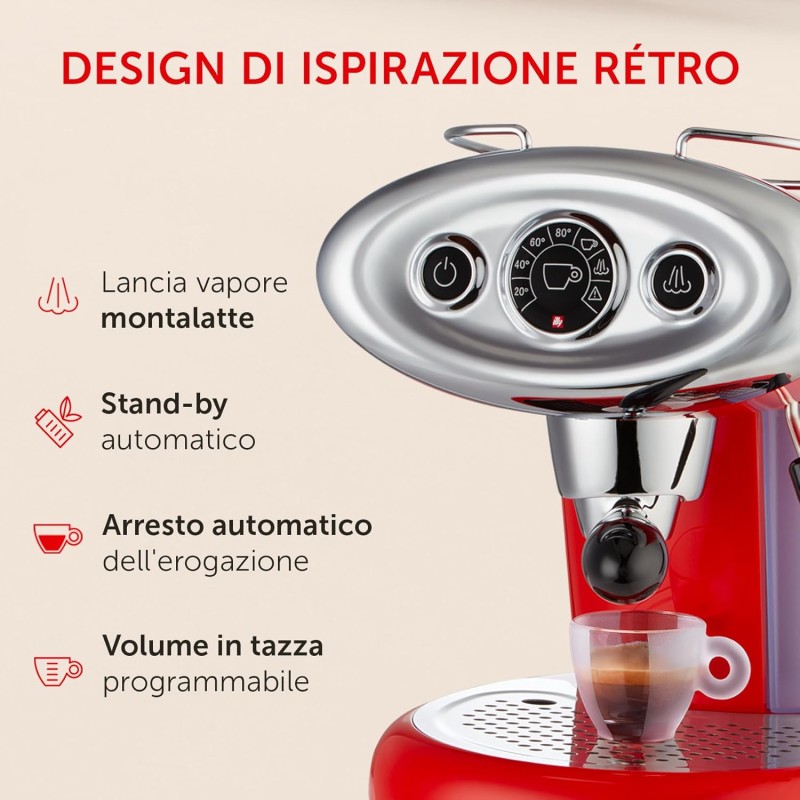 illy Caffè Macchina per Caffè Iperespresso X7.1 di Colore Rosso con 216 Capsule Iperespresso (108 Capsule Iperespesso CLASSICO e 108 Capsule Iperespesso INTENSO) illy Caffè Macchina per Caffè Iperespresso X7.1 di Colore Rosso con 216 Capsule Iperespresso (108 Capsule Iperespesso CLASSICO e 108 Capsule Iperespesso INTENSO)