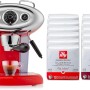 illy Caffè Macchina per Caffè Iperespresso X7.1 di Colore Rosso con 216 Capsule Iperespresso (108 Capsule Iperespesso CLASSICO e 108 Capsule Iperespesso INTENSO)