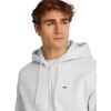 Tommy Jeans Uomo Felpa con Zip Flag Zip Thru con Cappuccio - 3XL Plus Grey (Silver Grey Heather) Tommy Jeans Uomo Felpa con Zip Flag Zip Thru con Cappuccio - 3XL Plus Grey (Silver Grey Heather)