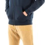 Tommy Jeans Uomo Felpa con Zip Flag Zip Thru con Cappuccio - XXL Blue (Dark Night Navy)