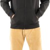 Tommy Jeans Uomo Felpa con Zip Flag Zip Thru con Cappuccio - XS Black (Black)
