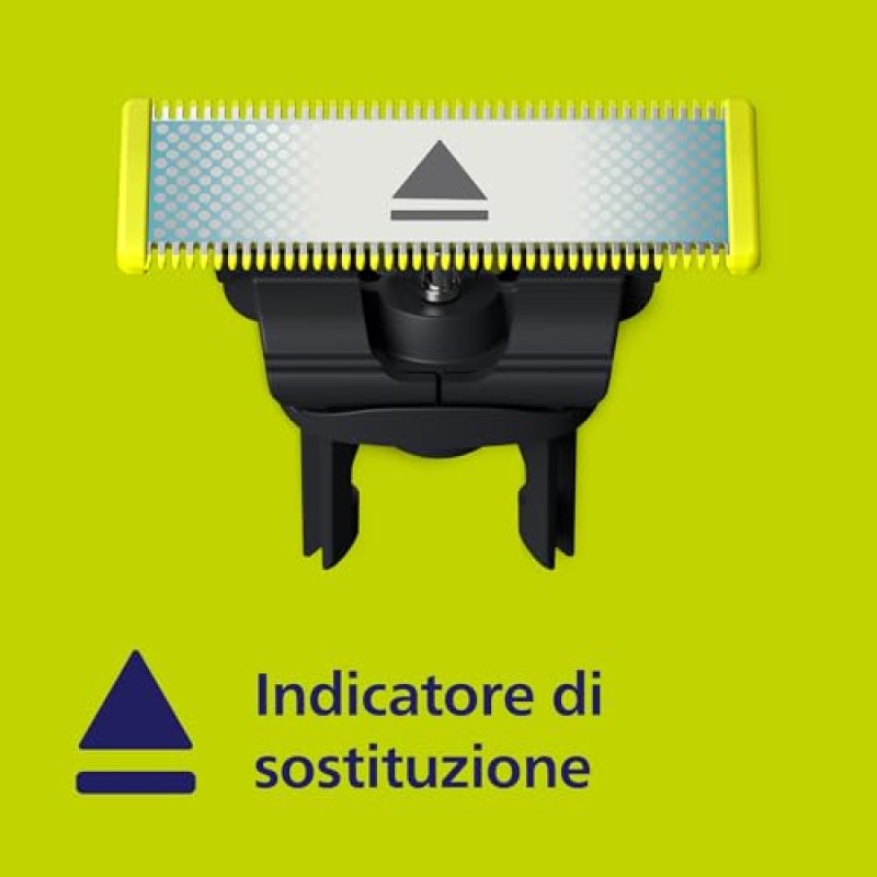 Philips OneBlade First Shave lama, compatibile con tutti i modelli OneBlade e OneBlade Pro, per pelli del viso molto sensibili, 1 pezzo (modello QP215/50)