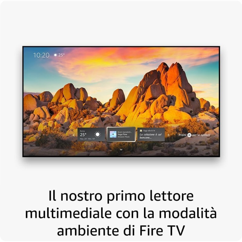 Fire TV Stick 4K Max di Amazon (Ultimo modello), Dispositivo per lo streaming con supporto per Wi-Fi 6E e modalità ambiente