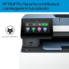 HP Color LaserJet Pro 3302fdw 499Q8F, Stampante Multifunzione A4, Stampa Fronte e Retro Automatico, 25 ppm B/N e a Colori, USB, Wi-Fi, Ethernet, Fax, Copia, Scansiona, ADF da 50 Fogli, Smart, Blu - Multifunzione