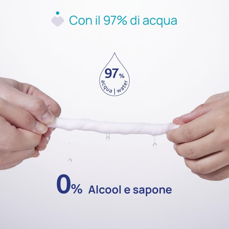 Chicco Salviette Neonato Detergenti Multiuso, Senza Alcool, Profumate, Adatte per Pelli Sensibili, senza flip 2024, Megapack da 864 Salviette, 12 Confezioni da 72 Salviettine